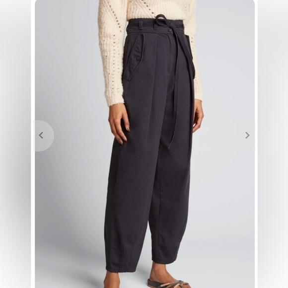 Ulla Johnson Pants - Ulla Johnson Lars Navy Blue Trouser Pants